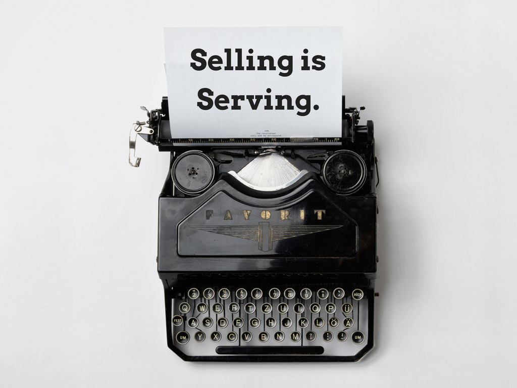 selling is serving