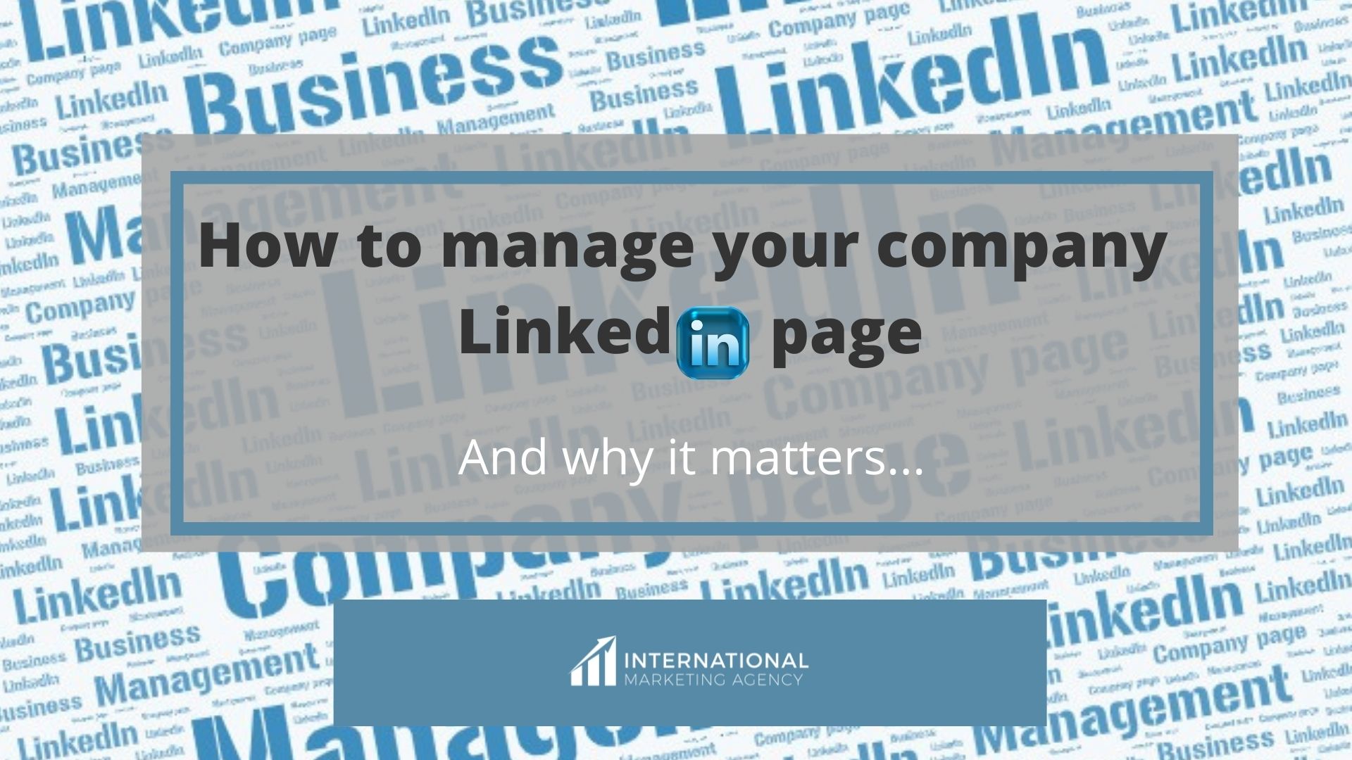 LinkedIn company page management